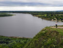 Вид на реку Ока с высоты для РО 1
